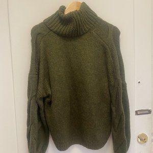 Green Chunky Sweater